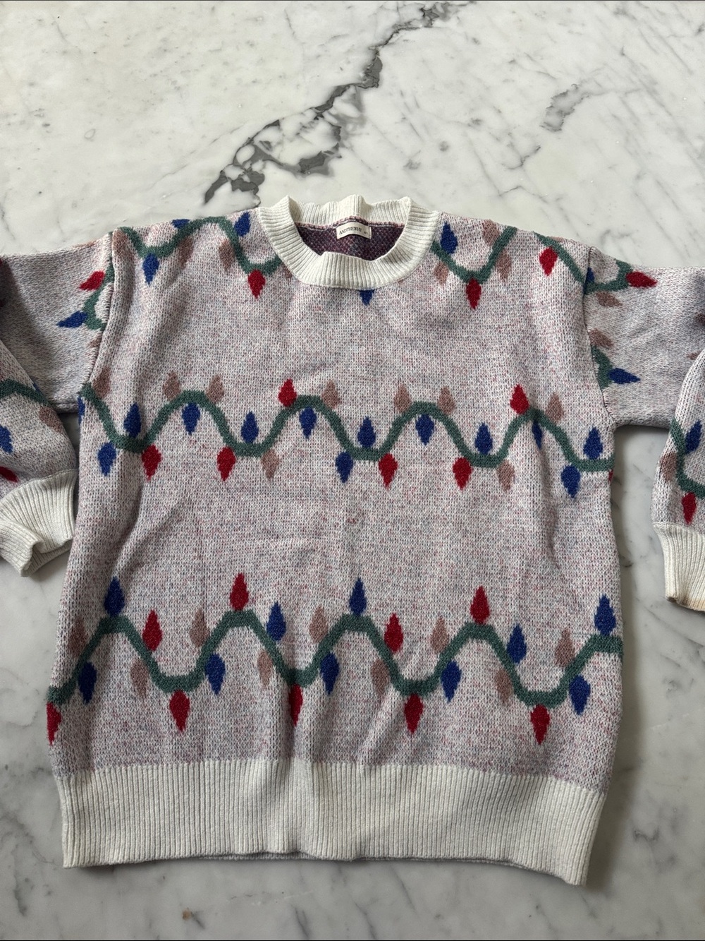 Andthewhy Christmas Lights Sweater